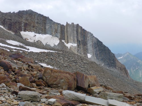 Die Gesteinsvielfalt in dieser Region ist enorm.