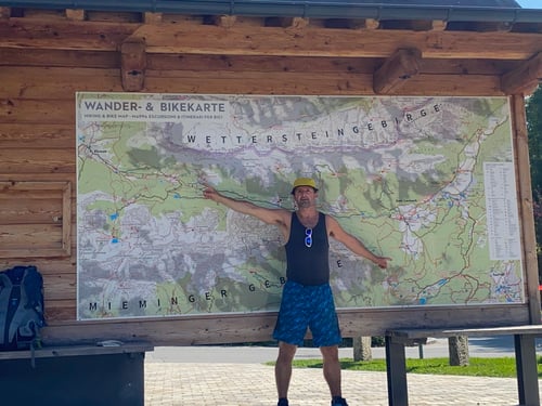 Meine heutige Etappe.