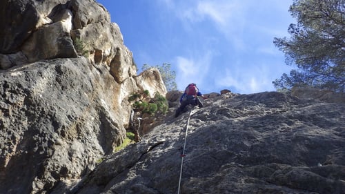 Ausstieg aus Sombra über die Route Estoy feliz.