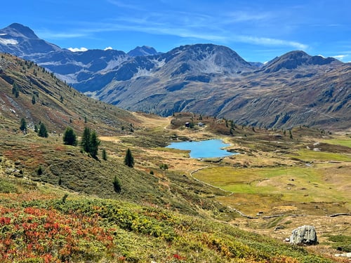 Immer wieder schön zu sehen: Der Rotelschsee am Simplonpass.