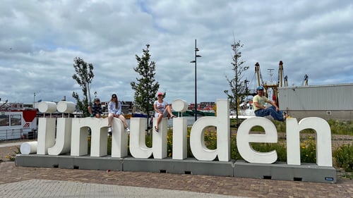 Im Hafen von Ijmuiden