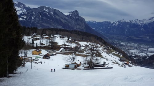 Blick auf Vermol und das Rheintal