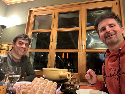 Fondue im Hotel Walliser Sonne