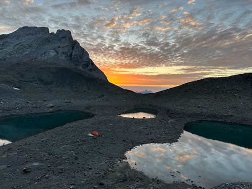 Ein Biwakplatz wie im Bilderbuch