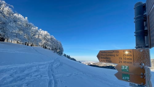 2021/01: Frisch verschneite Vogelbergerhöhe (CH/SO)