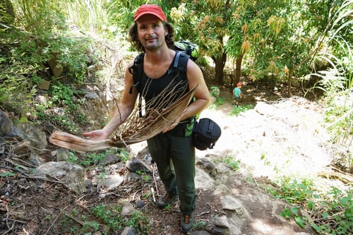 Tolle Tischdekoration, doch zu gross für unseren Rucksack