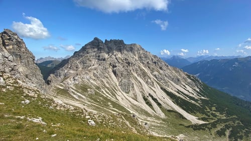 2020/09: Auf dem Weg zur Leilachspitze in der Bildmitte ( D/Bayern/Allgäuer Alpen)