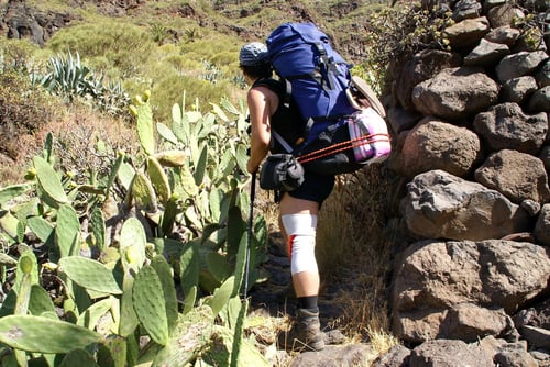 Vollbepackt im Land der Kakteen