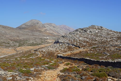 Hochebene im Landesinnern von Amorgos