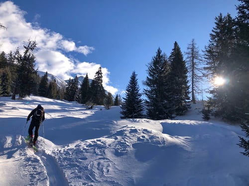 2023/02: Oberhalb von Ulrichen (CH/VS/Obergoms)