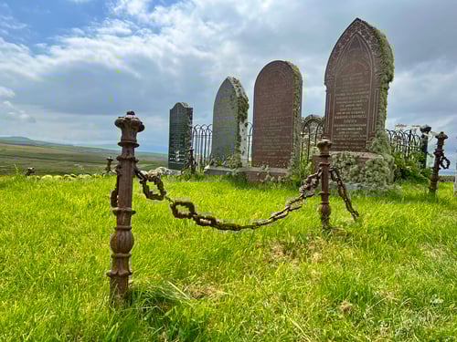 Am Friedhof von Kilmuir.