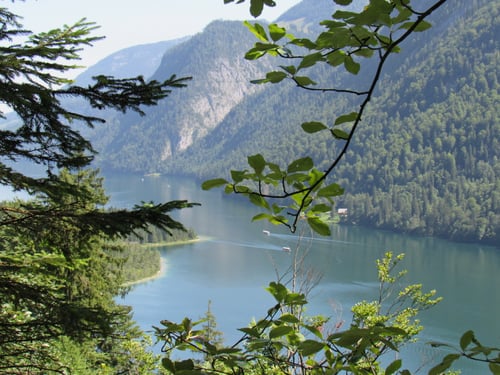 Prächtige Ausblicke auf den Königssee.