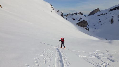 Oberhalb des Spilauer-Sees.