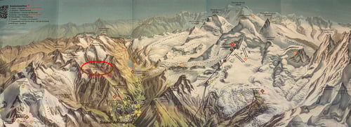 Vogelperspektive Saastal