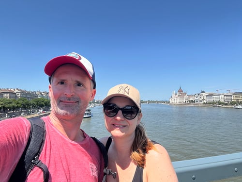 Auf der Kettenbrücke