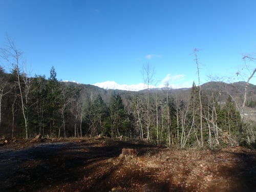 晴れた日には北アルプスがばっちり見えます