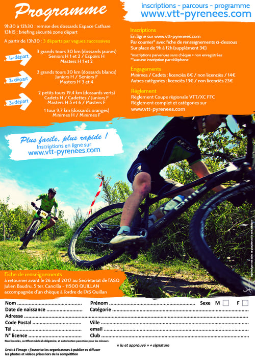 Carach Bike 2017 - Programme