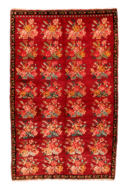 Teppich. Zürich. Semi-antique Karabagh Rug. Handgeknüpfter Teppich.