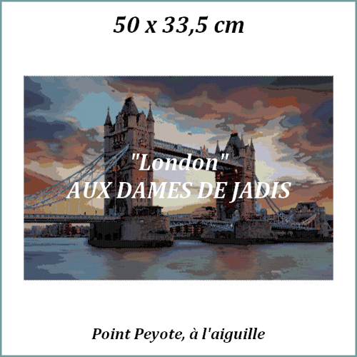 London/Tower Bridge/tapisserie/tapestry/pattern-peyote-seed beads-miyuki-délica-auxdamesdejadis