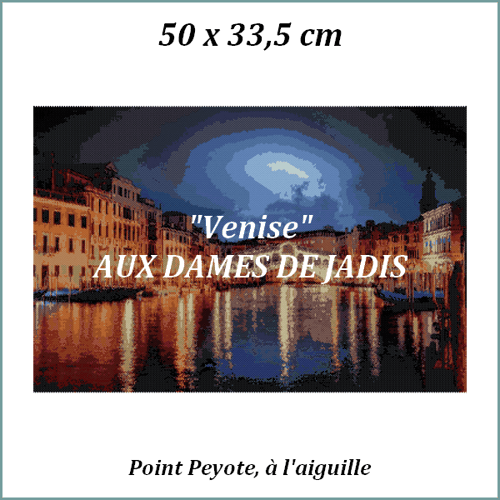 Venise/Rialto/tapisserie/tapestry/pattern-peyote-seed beads-miyuki-délica-auxdamesdejadis