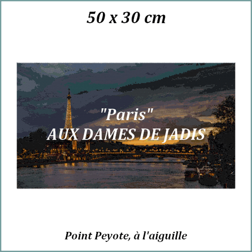 Paris/pont alexandre III/tapisserie/tapestry/pattern-peyote-seed beads-miyuki-délica-auxdamesdejadis