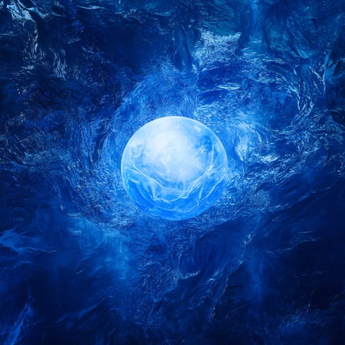 Kräuter und Räucherwaren die das Element Luft symbolisieren,  ziehen das blaue Licht ebenfalls an.