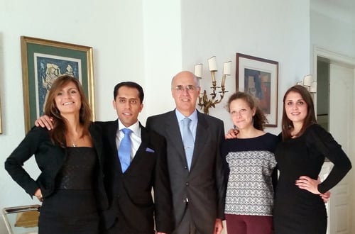 Stagiaires UNI GE avec SE l'ambassadeur d'Argentine en Suisse