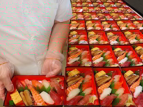 中央区　寿司　出前