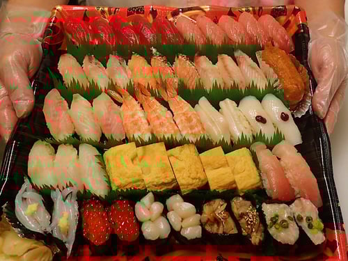 江東区東雲　寿司　出前