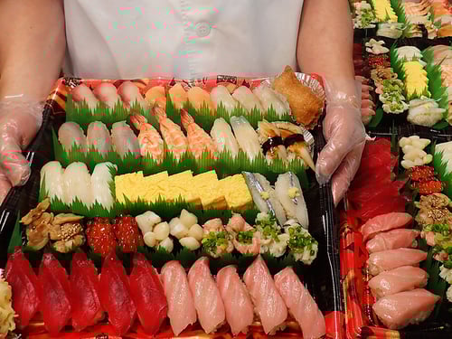 港区　新橋　寿司　出前