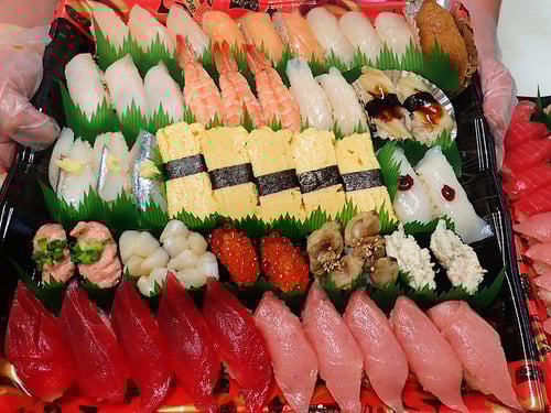 港区　麻布十番　寿司　出前