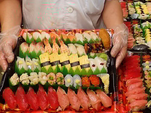 新宿区　高級　宅配寿司