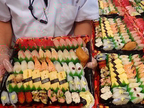 汐留メディアタワー　寿司　出前