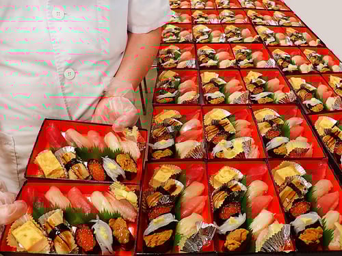 松濤　寿司　出前