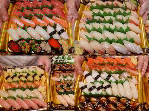 半額セール　寿司　出前