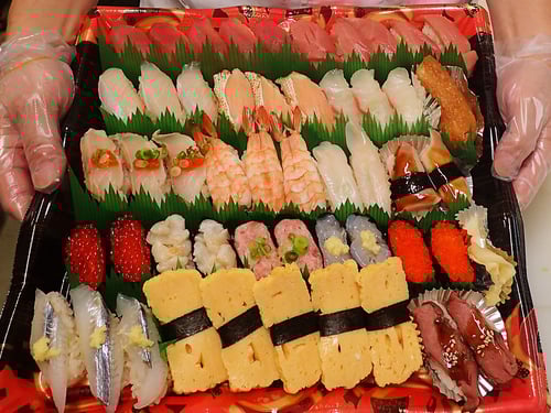 ワールドシティタワーズ-アクアタワー　寿司　出前