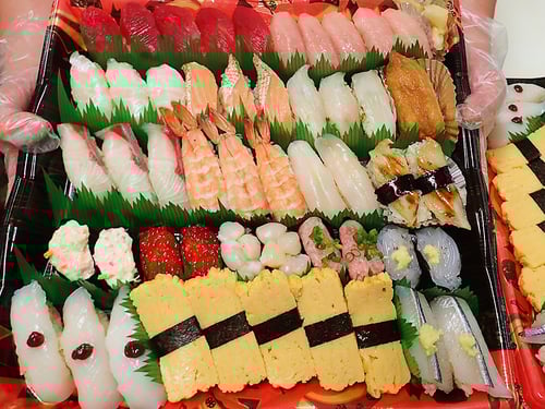 神谷町トラストタワー　寿司　出前