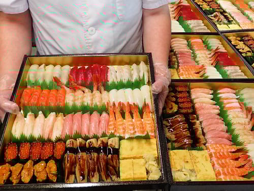 JPタワー　寿司　出前