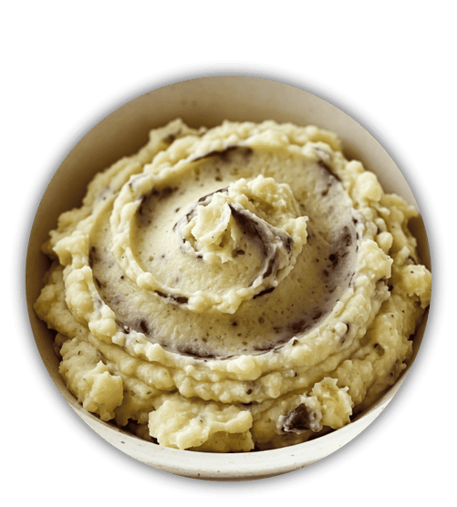 Rezept; Kartoffelpürree; Kartoffelpurrée; Kartoffel; Pürree; Knoblauch; schwarz; Ail; noir; Frankreich; Knobi; Knolle; Kibu; Kibü; KibüWürze