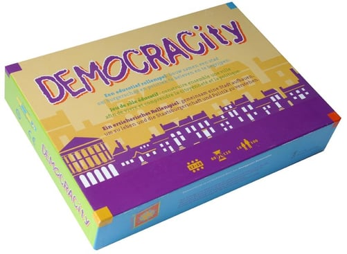 Jeu de rôle Democracity: la découverte et l'expérimentation du processus démocratique au travers de la construction d'une ville.
