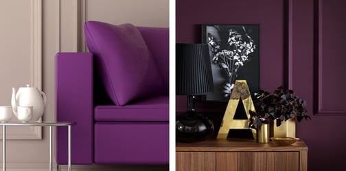 Wohnfarben Wohntrends Wohnideen Einrichtungsberatung Lila