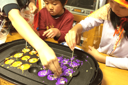 カラータコ焼き