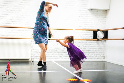 ouder peuterdans Het Danskwartier Den Haag