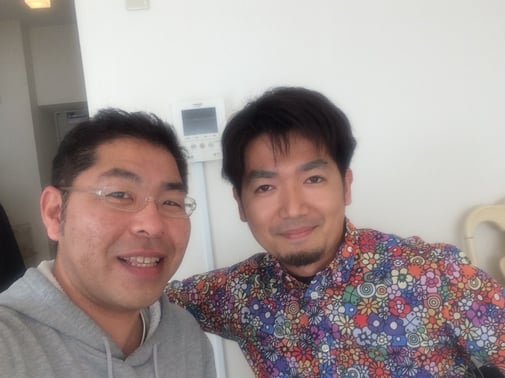 鹿児島からJimdoホームページを作りたい、と飛行機で来ていただきました