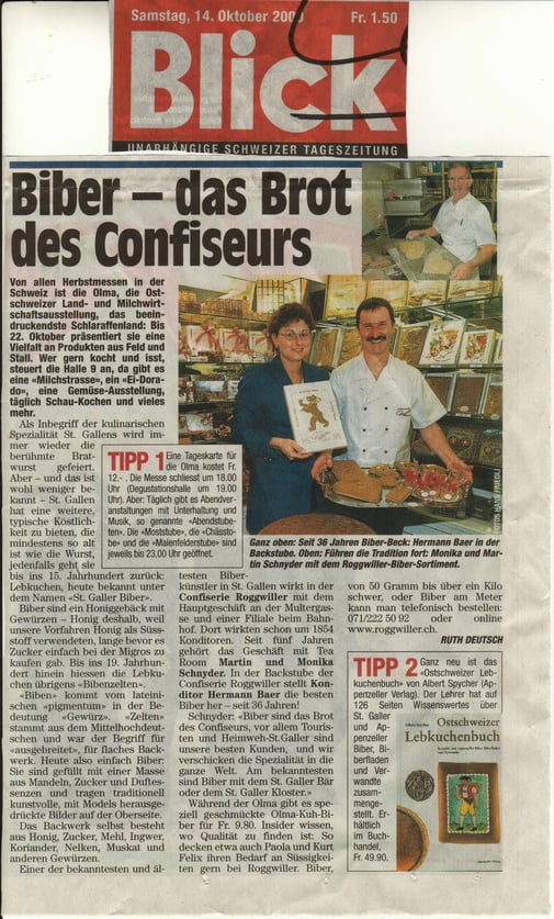Das Brot des Confiseurs im Blick