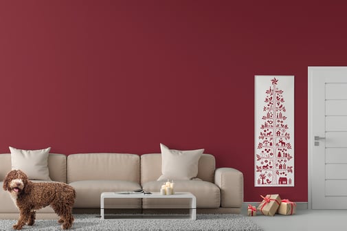 xmas tree christmas nordic scandinavia coloring poster dala horse pferd konj božični poster wall decoration weihnachten weihnachtsbaum