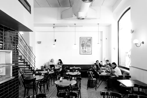 Café Hillel on Jaffa Rd, West Jerusalem © François Struzik - simply human 2019 - Jerusalem