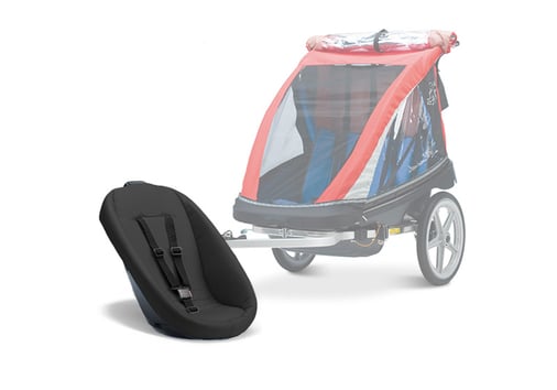 Babyschale für Kinderanhänger – Lydias Fahrradverleih auf Sylt