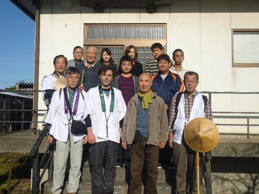 出発前の記念撮影