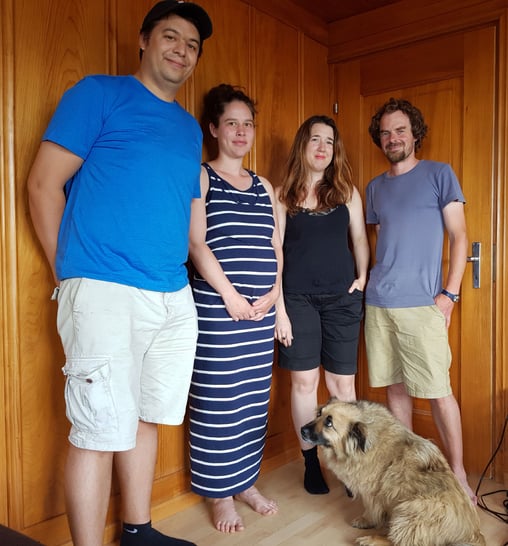 Michael Burgdorfer Präsident, Leandra Brusa Sekretärin, Melissa Derrer Vize-Präsidentin, Urs Marti Betriebsleiter